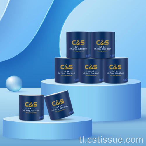 C&amp;S 4ply Side Sealed 30 Rolls Toilet Tissue